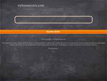 Tablet Screenshot of nylonmeister.com